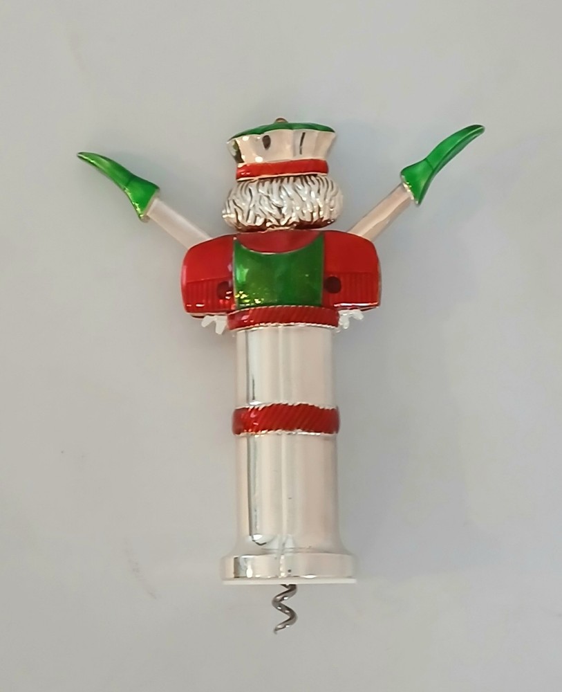 Neiman Marcus Christmas Wine Bottle Opener Nutcracker Character *Beautiful*