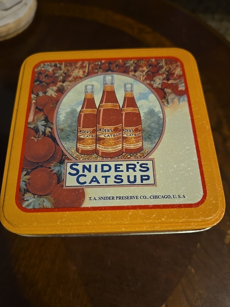 Snider's Catsup Tin (4)