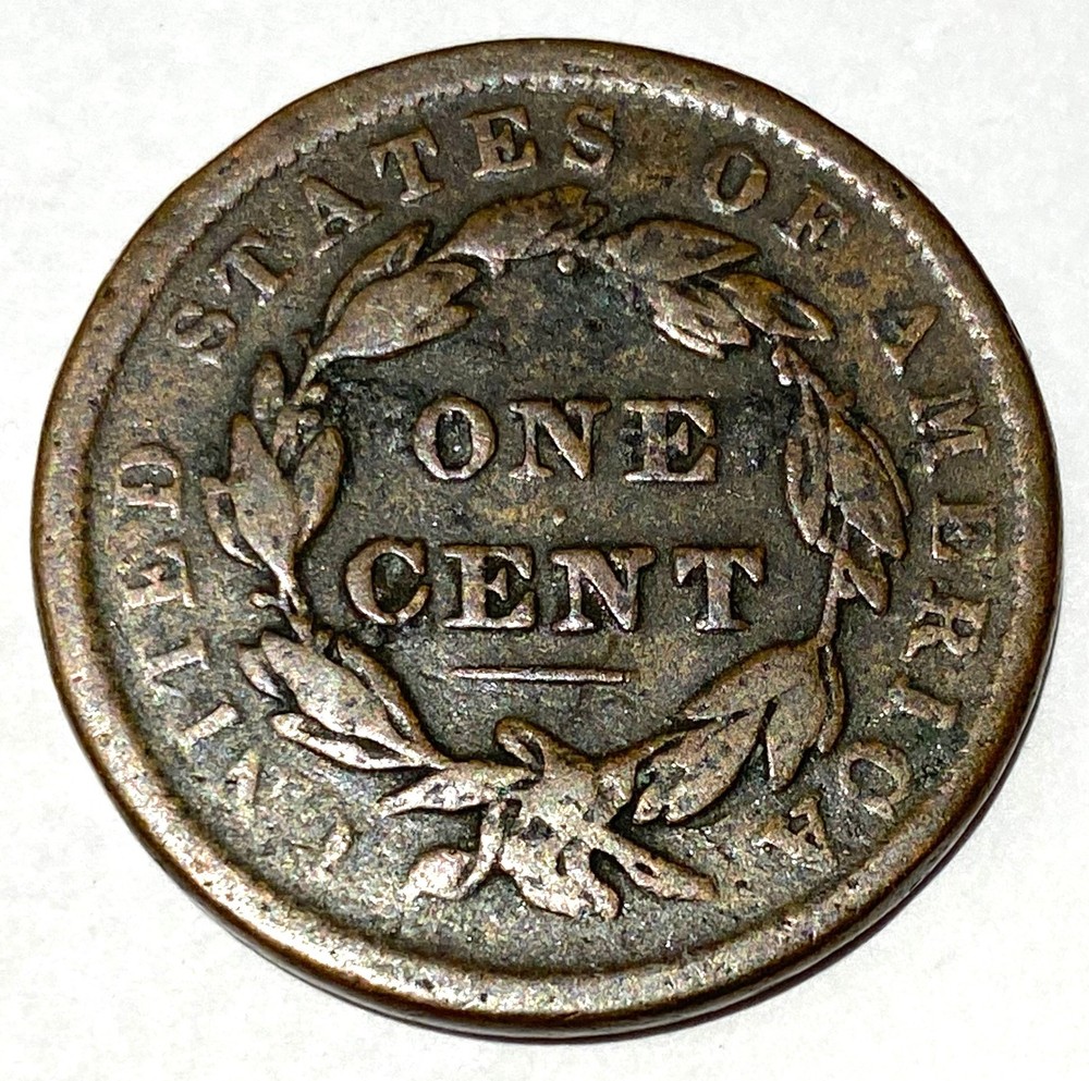 1838 Large Cent Nice Looking FINE #1