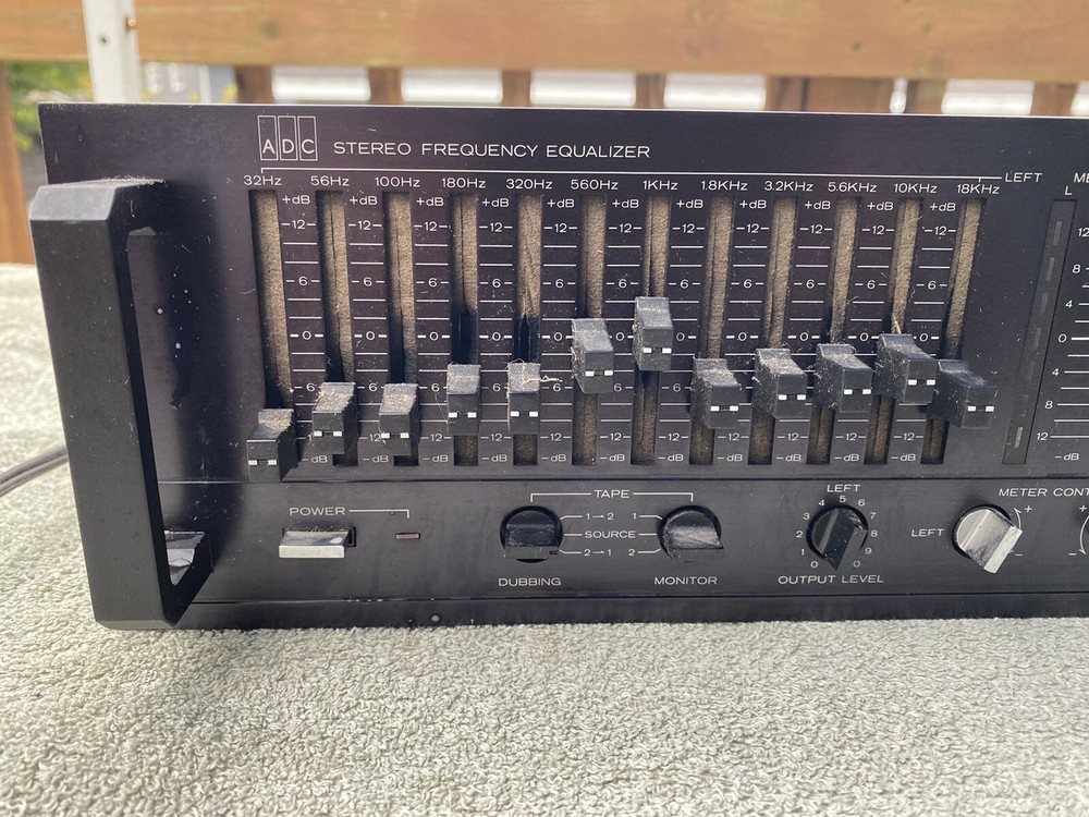 Vintage ADC Stereo Equalizer Sound Shaper Twenty SS-20 Powers On