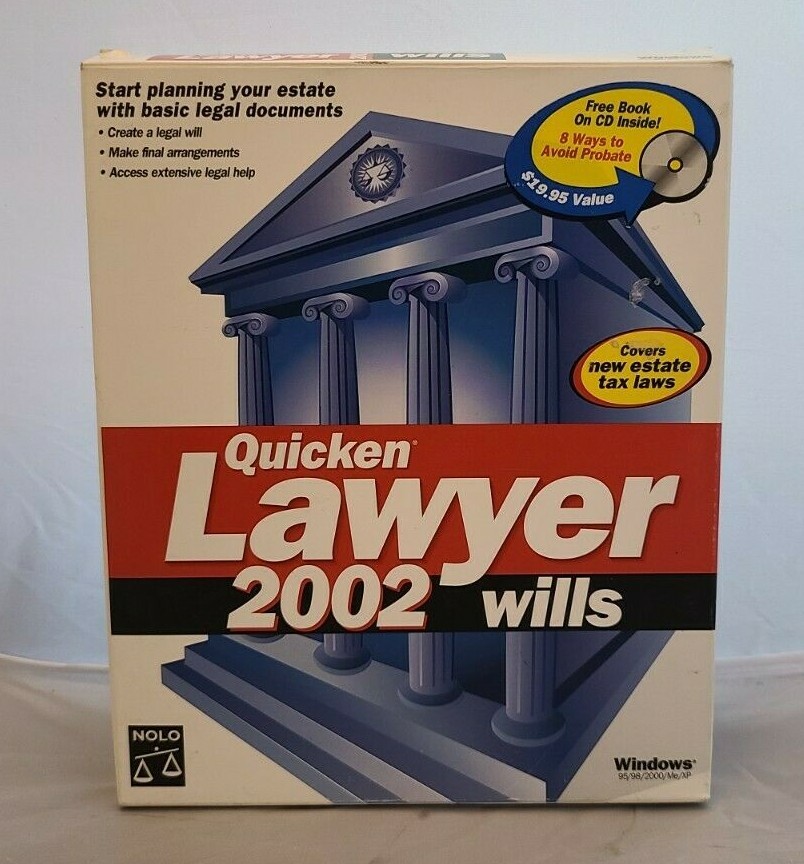 Quicken Lawyer 2002 Wills