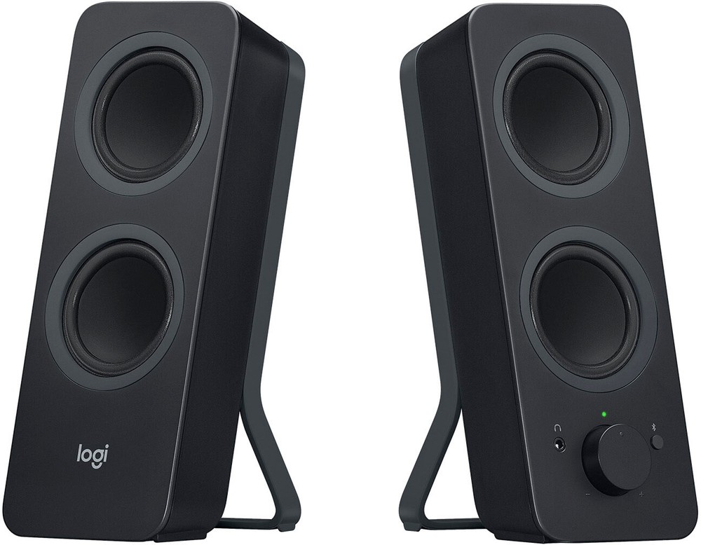 Logitech - Z207 2.0 Bluetooth Stereo Computer Speakers - Black