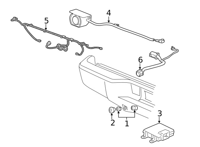 Genuine GM Parking Assist Control Module 22744241