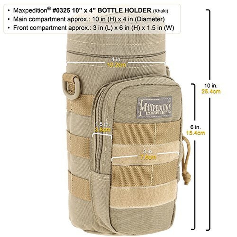 MAXPEDITION Bottle Holder Khaki
