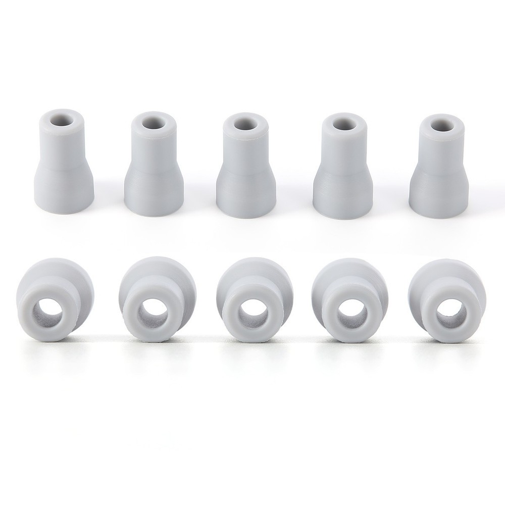 10pcs Dental Saliva Ejector Strong Suction Rubber Snap Tip Adapter Replacement