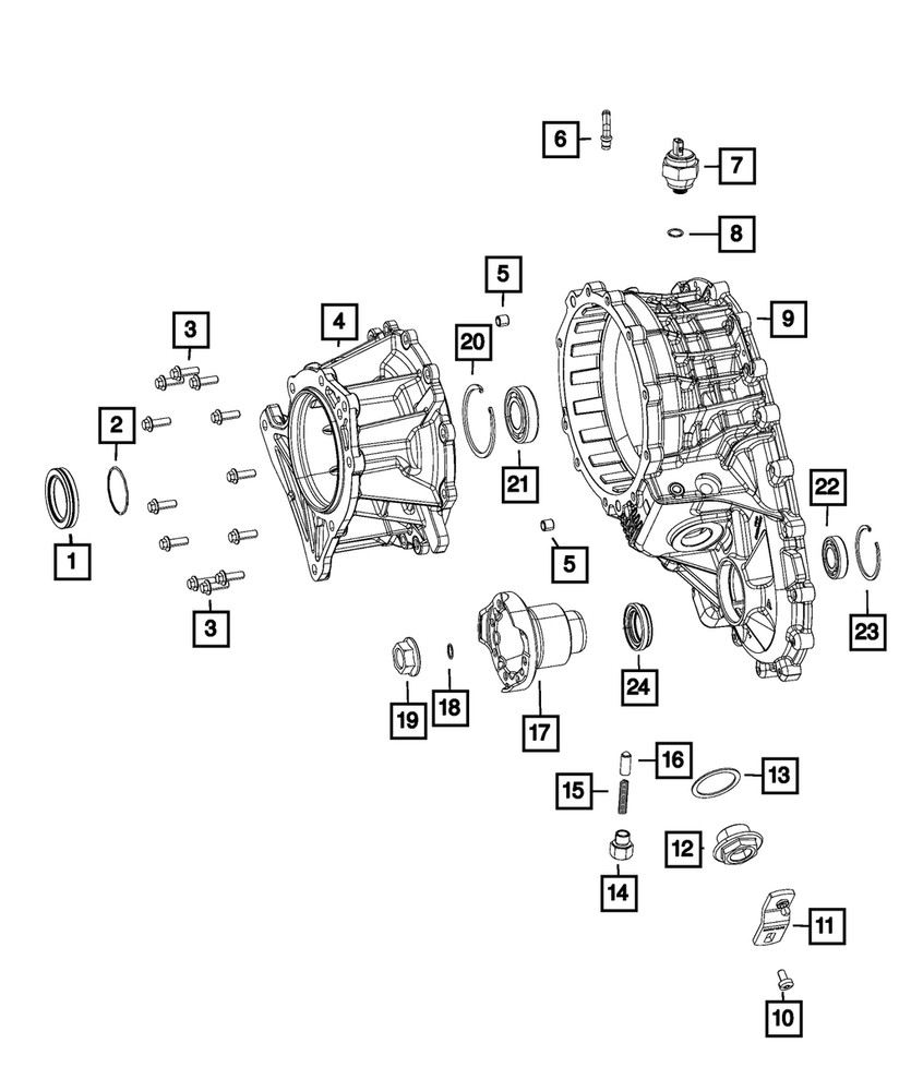 Genuine Mopar Transfer Case Vent 68385085AA