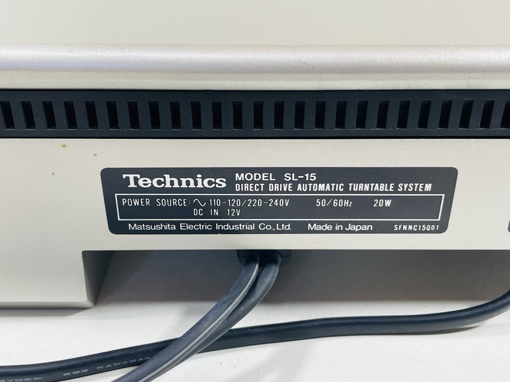Technics Quartz DD Auto Turntable System SL-15 Linear Tracking Programmable RARE