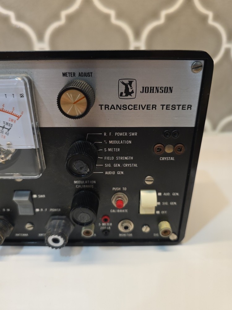 Vintage Johnson Portable Transceiver Tester Untested