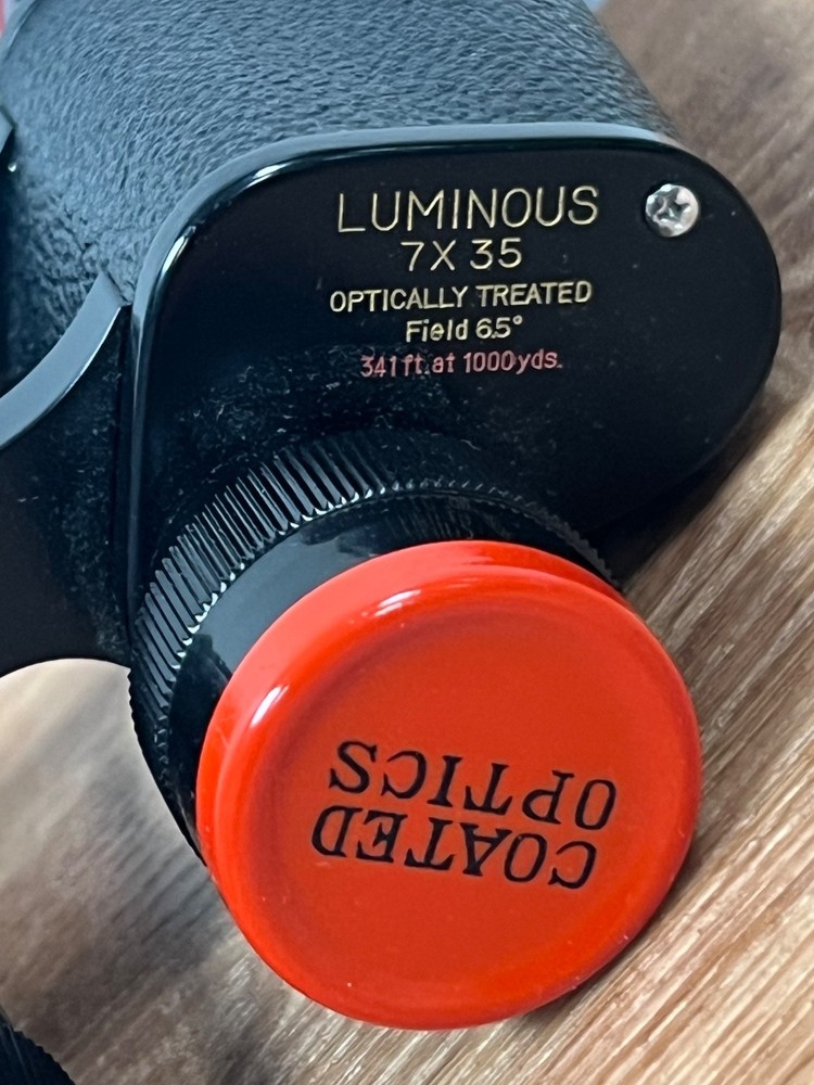 Selsi Luminous 7x35 Coated Optics Binoculars w/Leather Case, Strap, Certificate