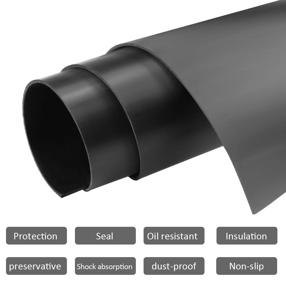 Neoprene Rubber Sheet 12" Wide x 1/16" Thick x 2' Long Solid Rubber Rolls Use...