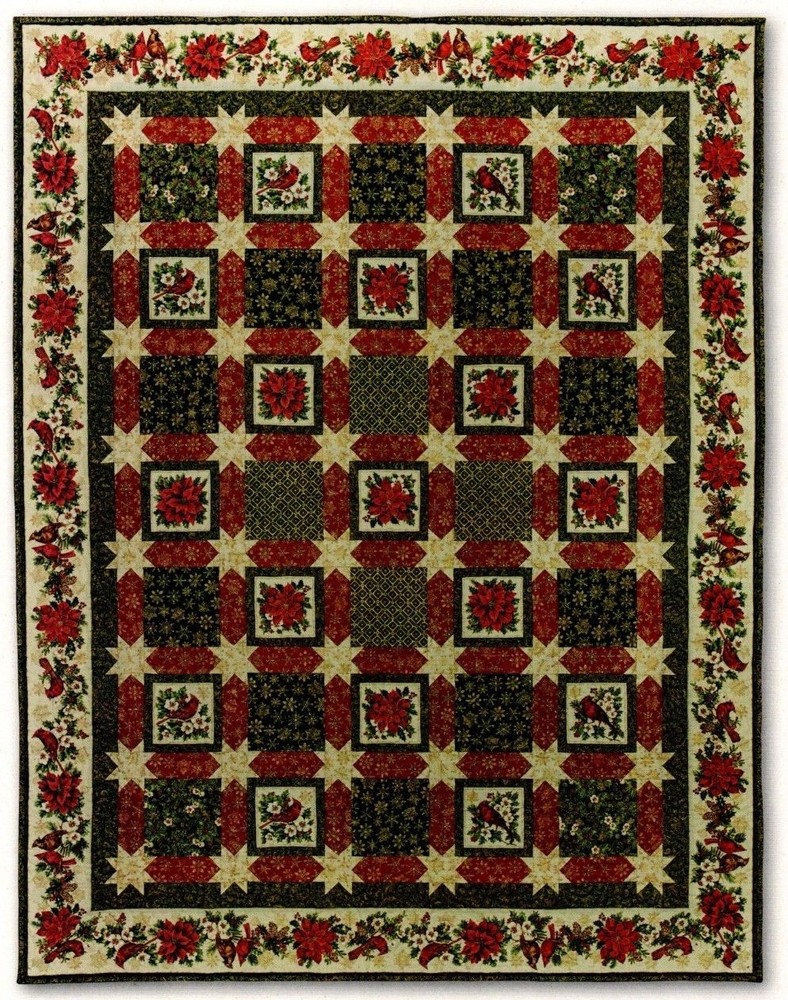 Redbird Quilt Pattern Pieced ET