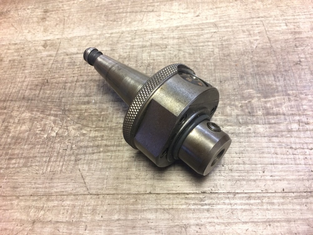 NICE MOORE TOOLS JIG BORE BORING HEAD 1/2 " CAP W/ 5/8 " SHANK