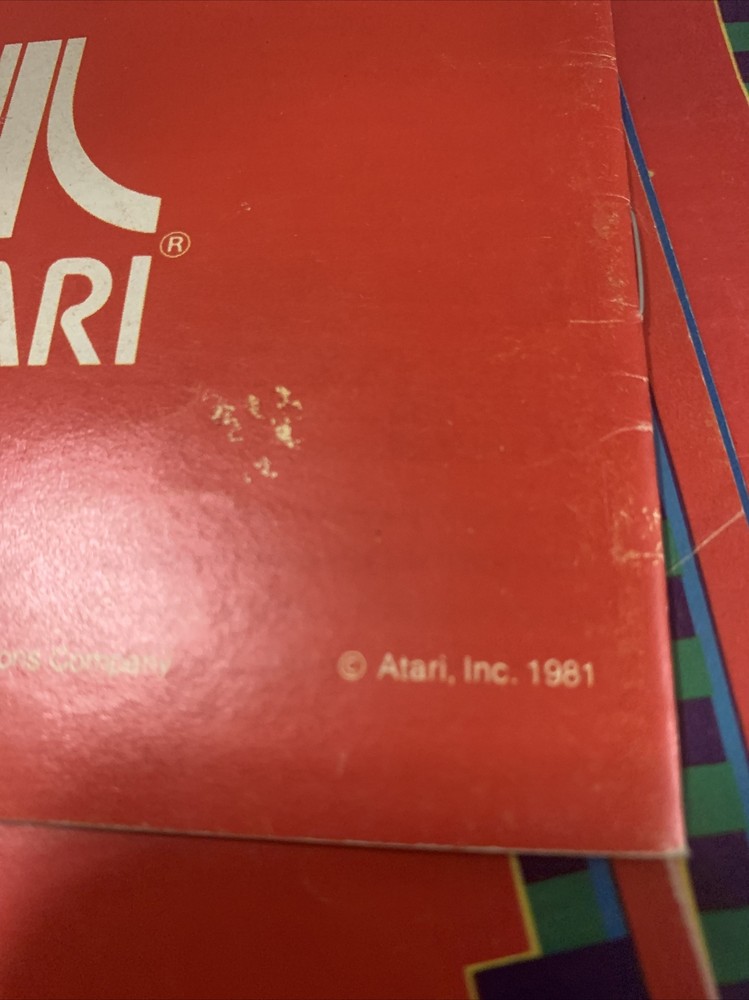 1981 Atari Video Game Computer System Catalog 45 Game Program CO16725 Rev D