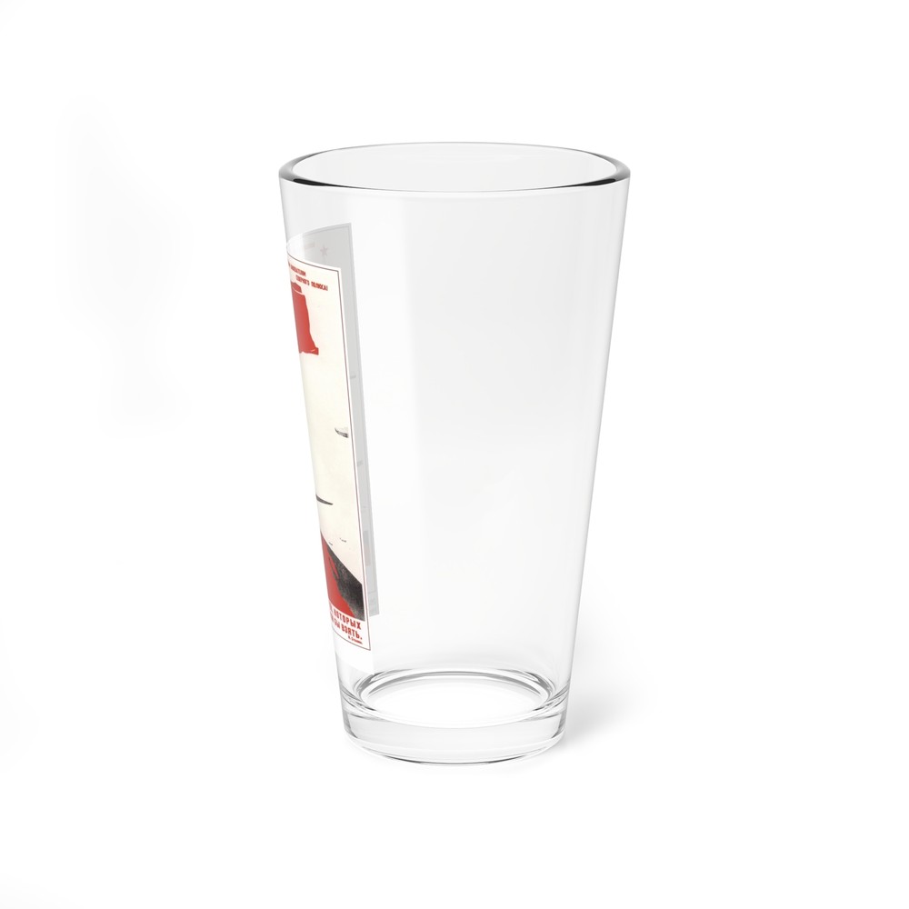 Soviet Era Poster 301 - Pint Glass 16oz