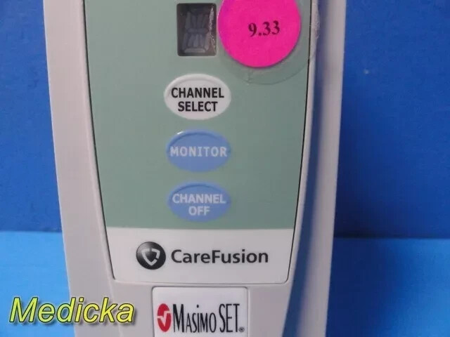 2016 C@reFusion Ref 8220 SpO2 Pump Module Ref 10406195 | SW: 9.33 | Masimo~35525