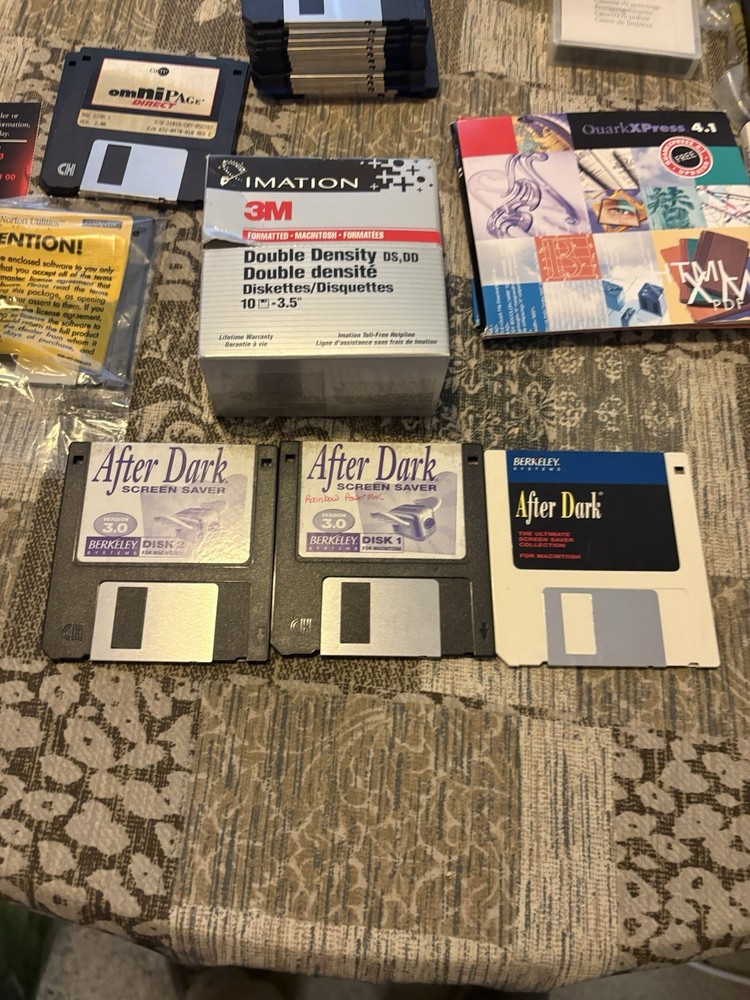 Apple HUGE Disk Lot () Mixed Software UNTESTED