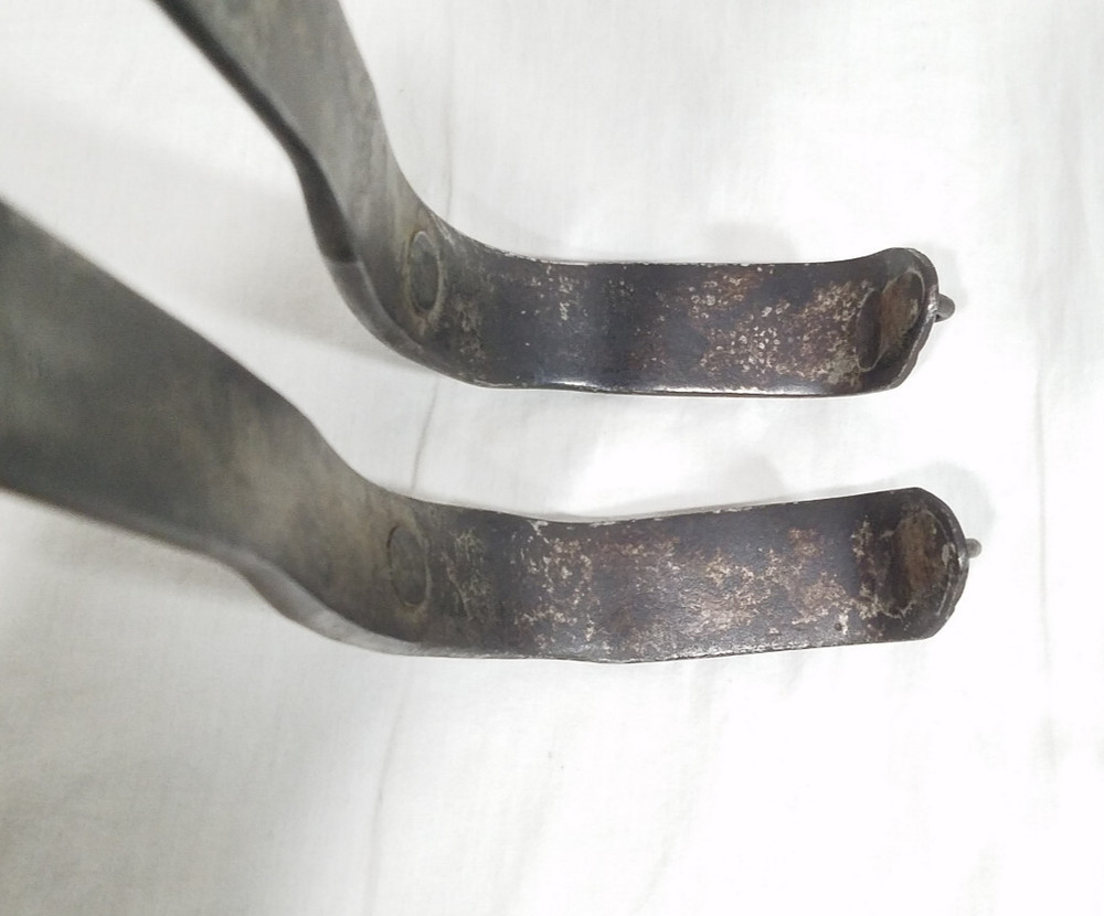 Vintage Buckingham Tree Pole Climbing Spikes Gaffs Bell System Lineman Tools USA