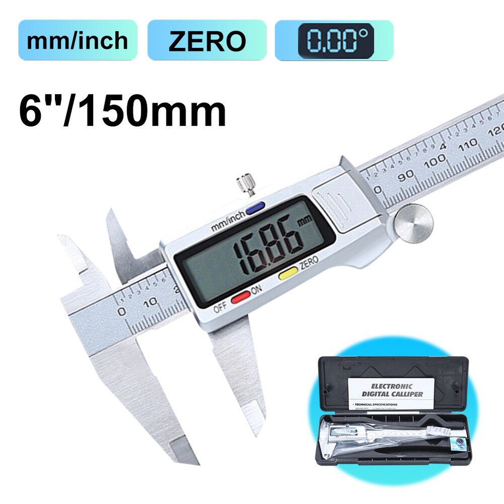 6" Digital ruler electronic caliper vernier caliper digital caliper micrometer