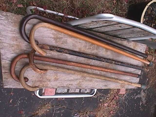 WOOD WALKING CANES DECOR or YOU RESTORE