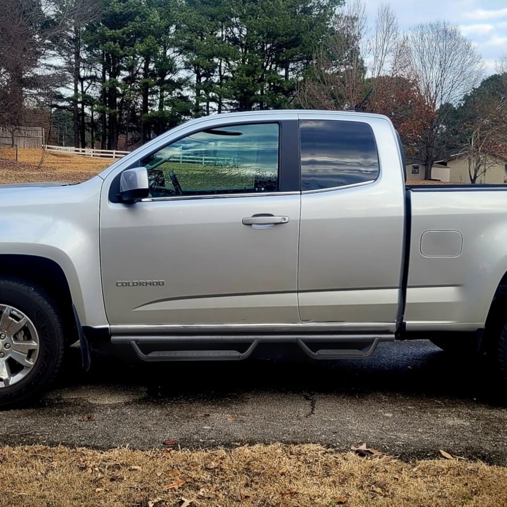 Drop Steps For 2015-2025 Colorado Double/Ext Cab Side Bars Running Boards