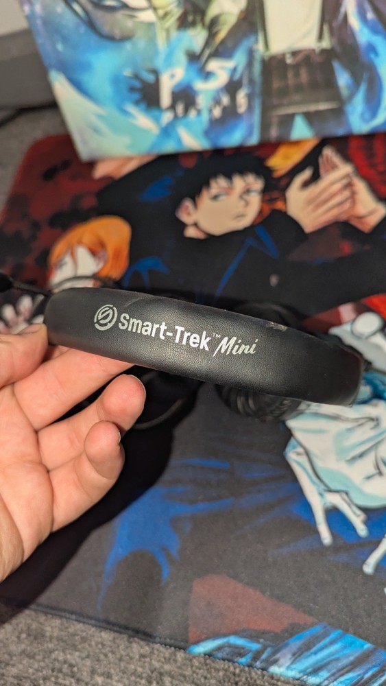 Hamilton Buhl Smart-Trek Mini Headset In-Line Volume Control Black Tested Wired