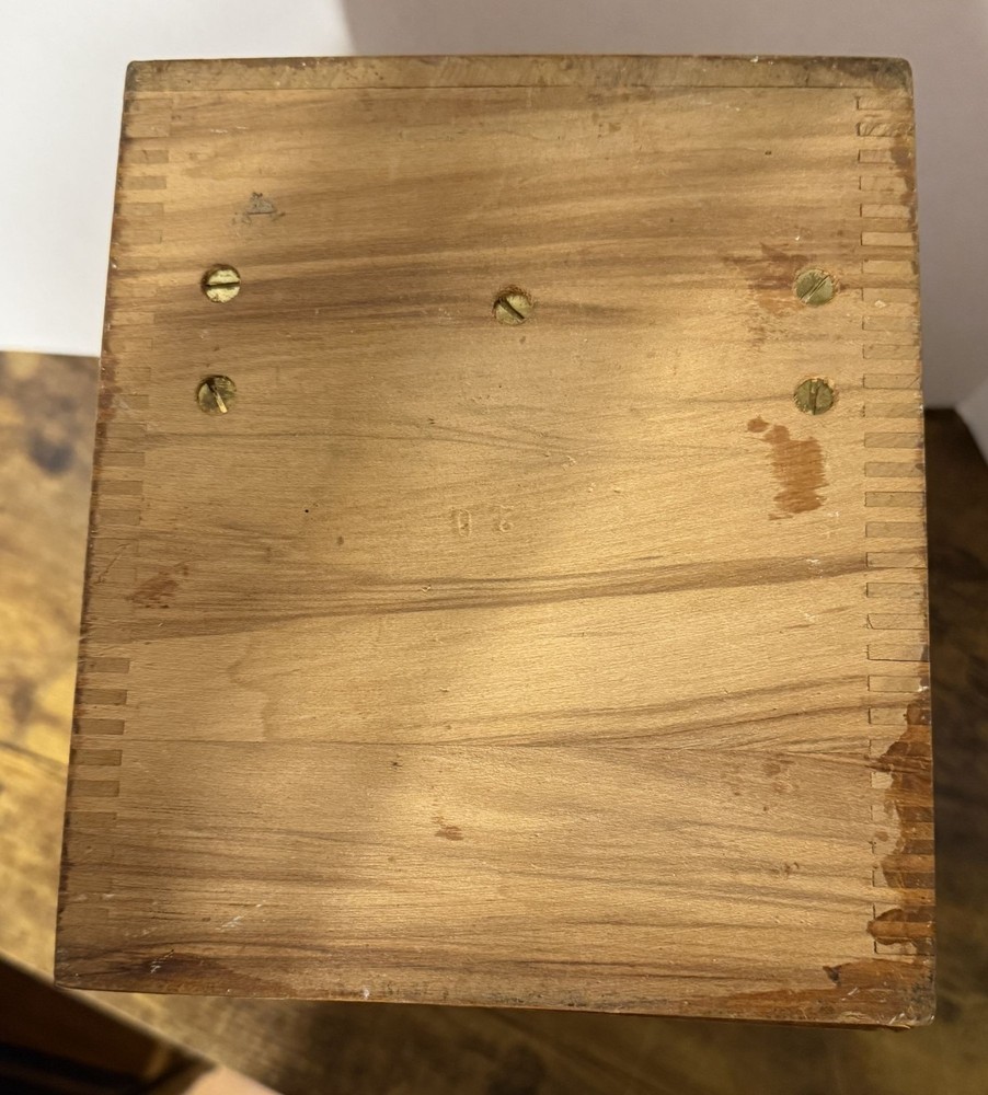 Vintage Bausch & Lomb Wooden Microscope Box Only - No Microscope