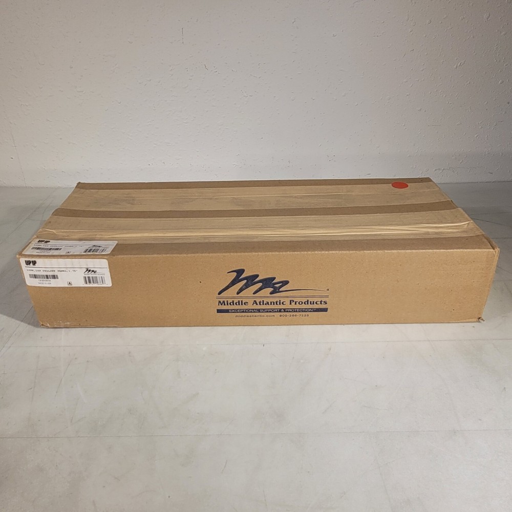 Middle Atlantic UP1P Utility Panel 10pk, 1sp 1.75"