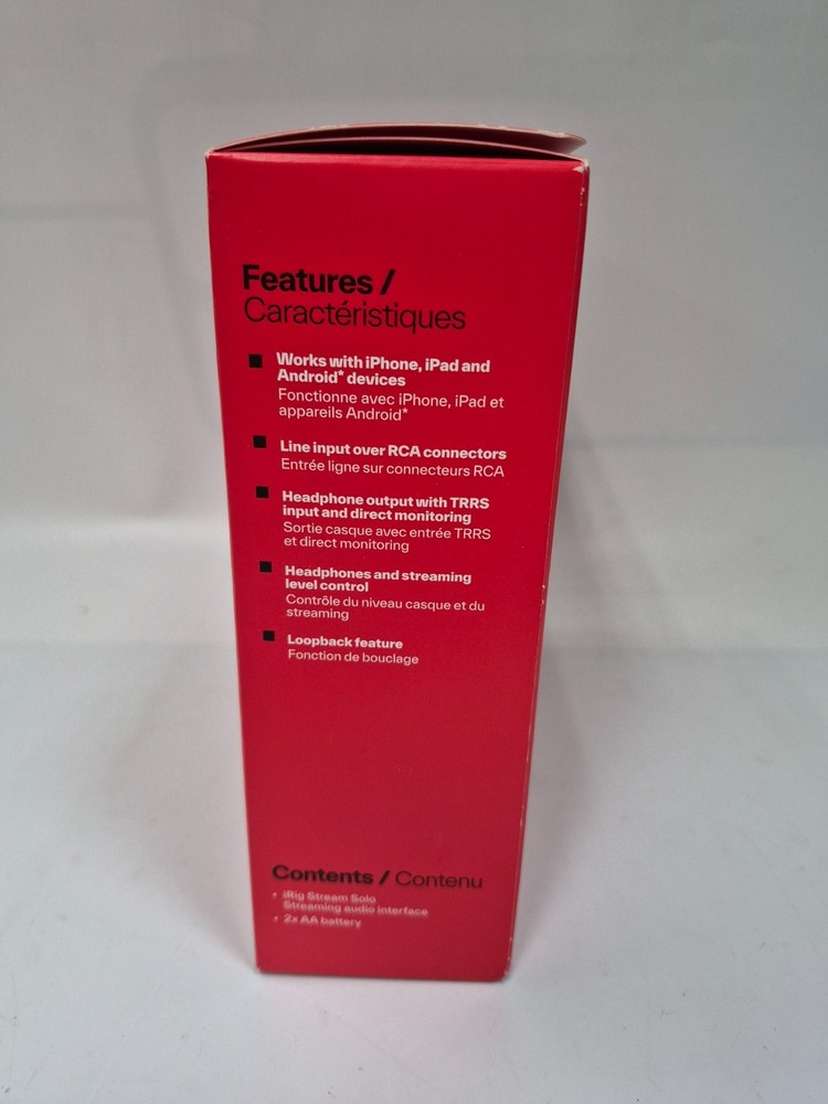 IK Multimedia iRig Stream SOLO audio interface for iOS & Android devices, iPh...