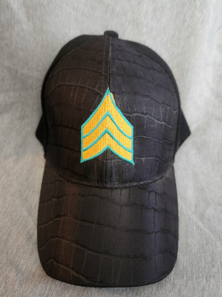 U.S. Army Rank Sergeant Adjustable black baseball cap