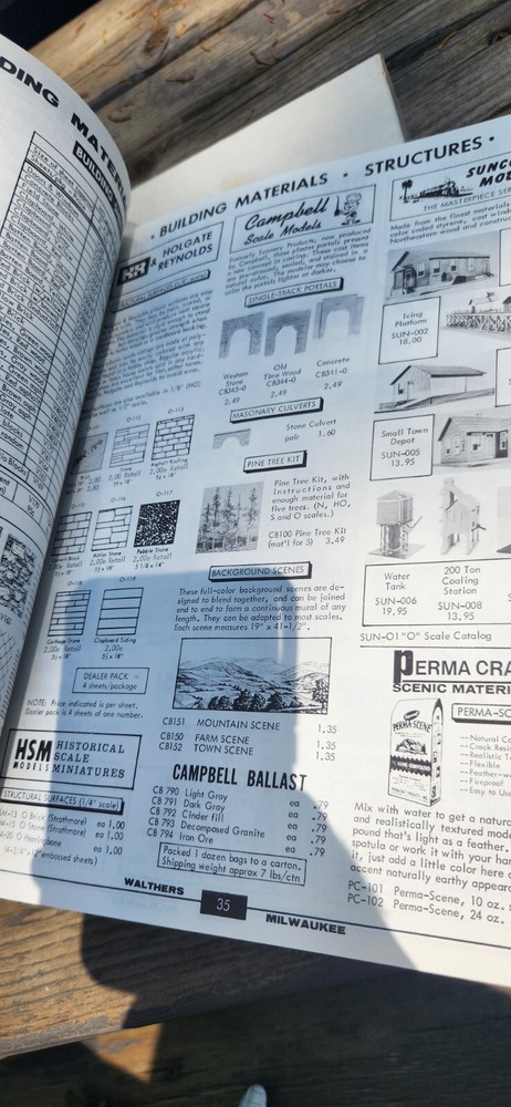 Walthers O Scale Catalog 1972