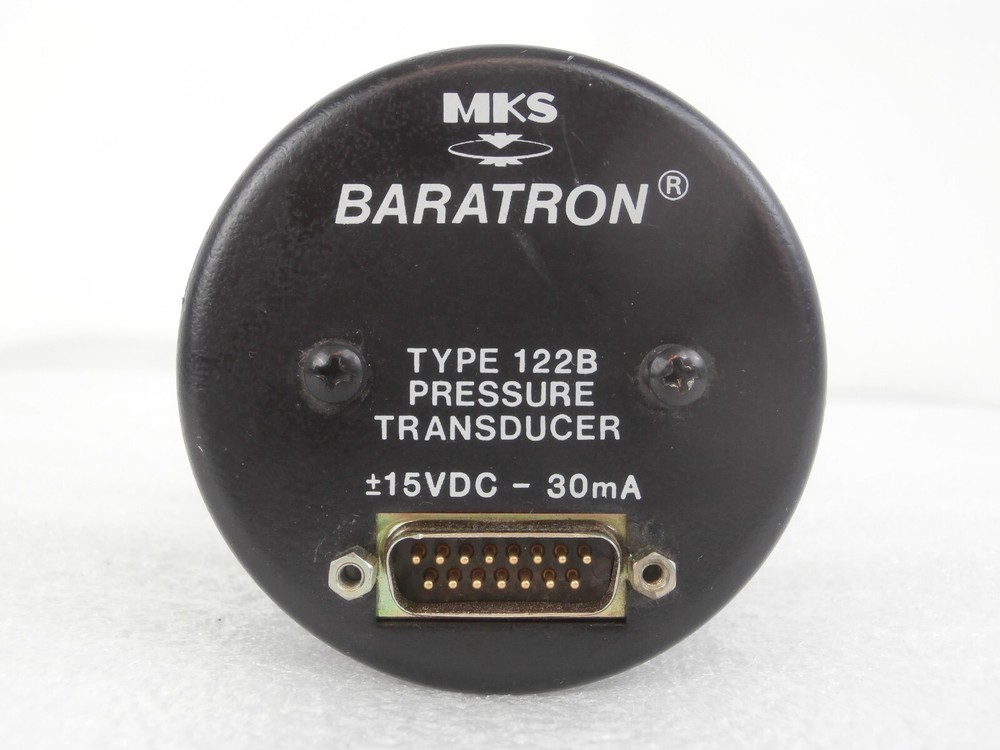 MKS Instruments 122BA-00100EB-S Baratron Pressure Transducer Tested Working