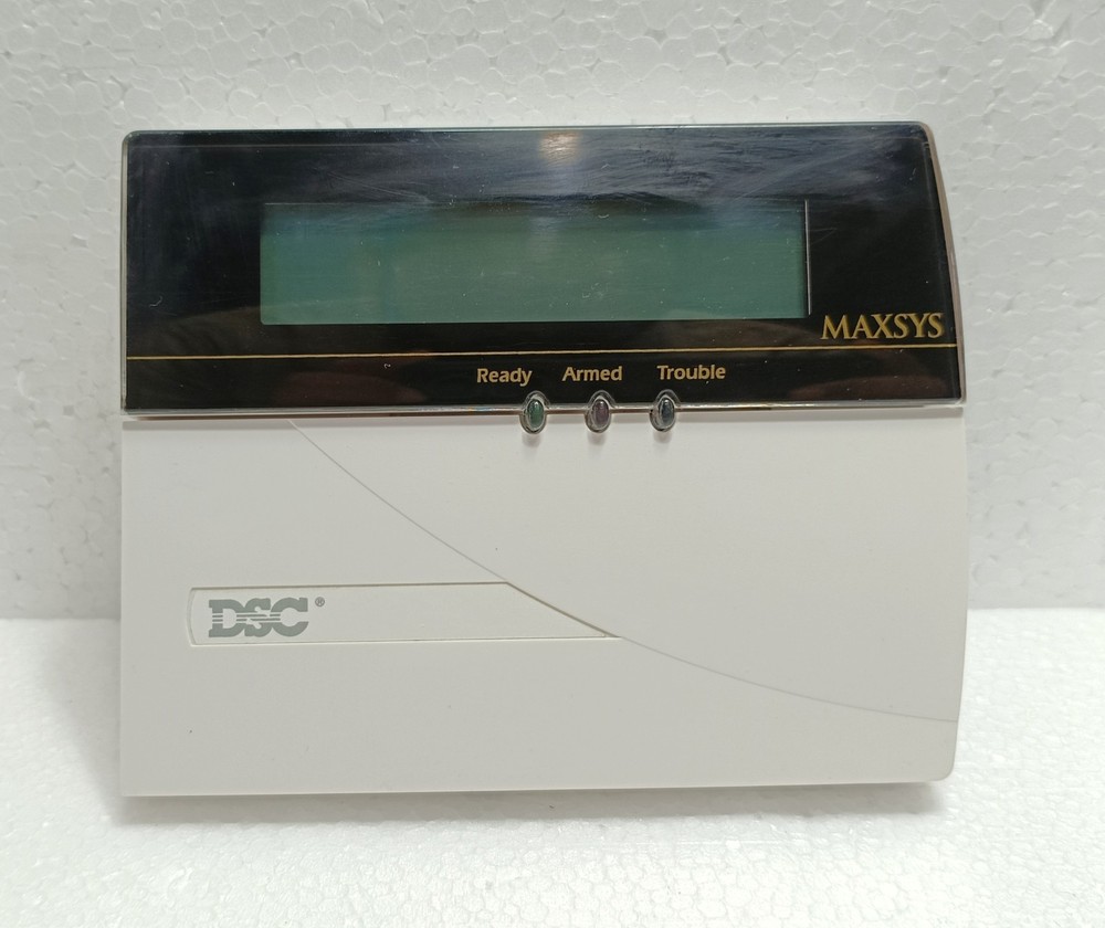 DSC MAXSYS LCD4501W Programmable Message LCD Keypad White Keyboard