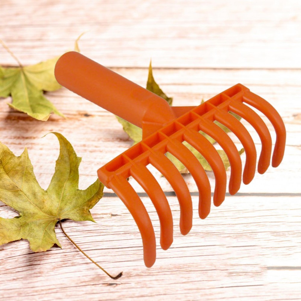 Small Yard Leaf Rake Lightweight Ergonomic Garden Rake Tool