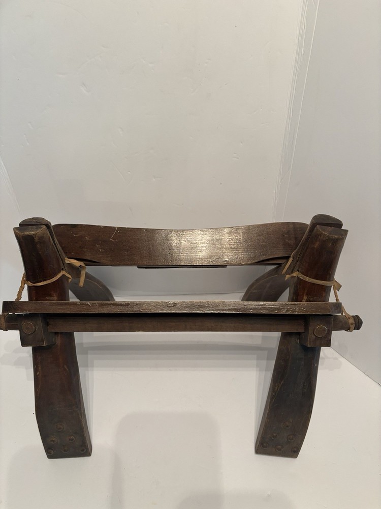 Vintage Egyptian Camel Saddle Stool