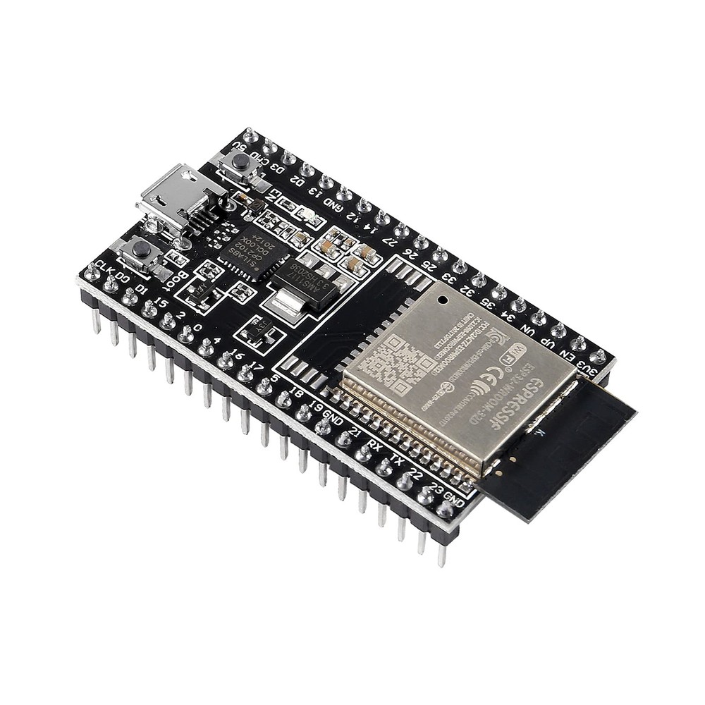 QCCAN 3Pcs ESP32-DevKitC core Board ESP32 Development Board ESP32-32D Wireles...