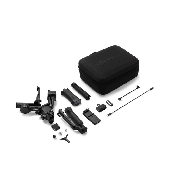 DJI RS 5 Combo Camera Gimbal Stabilizer Tracking Module Handle Case Brand New