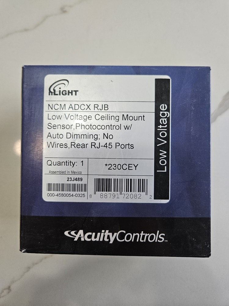 Acuity NCM ADCX RJB Ceiling Mount Sensor White