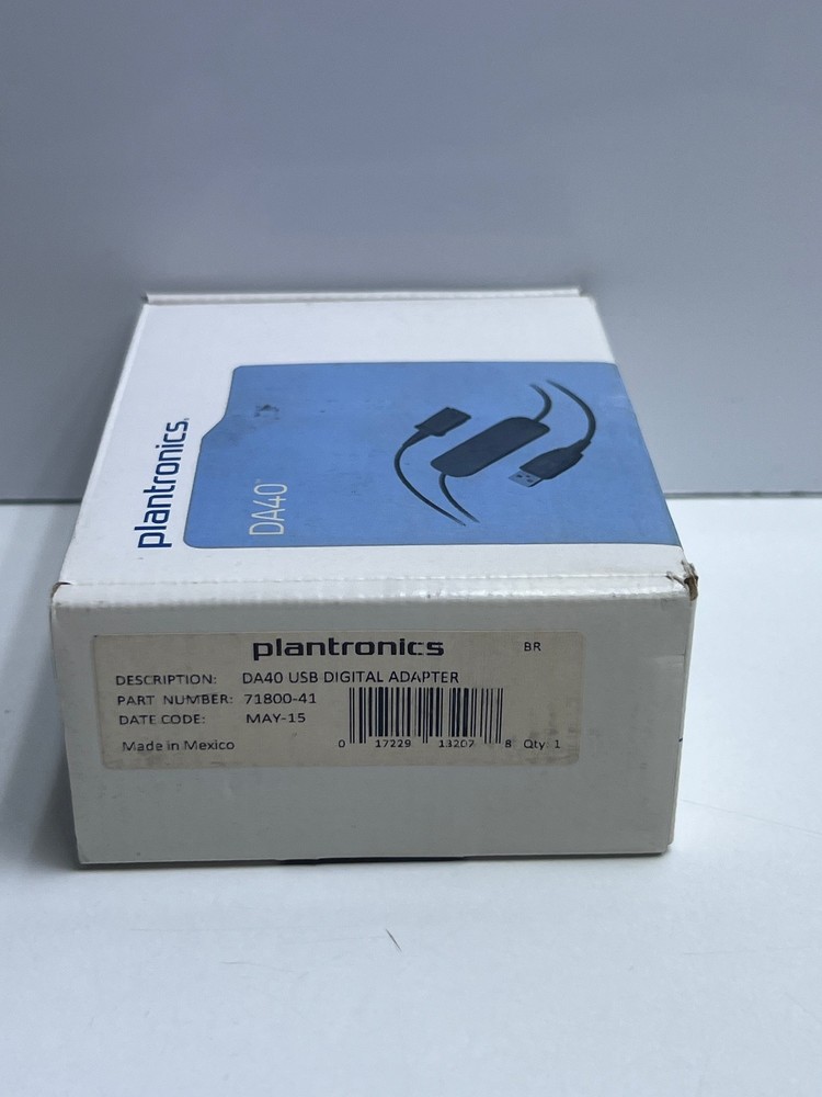 Plantronics DA40 USB to Headset Adapter 71800-41
