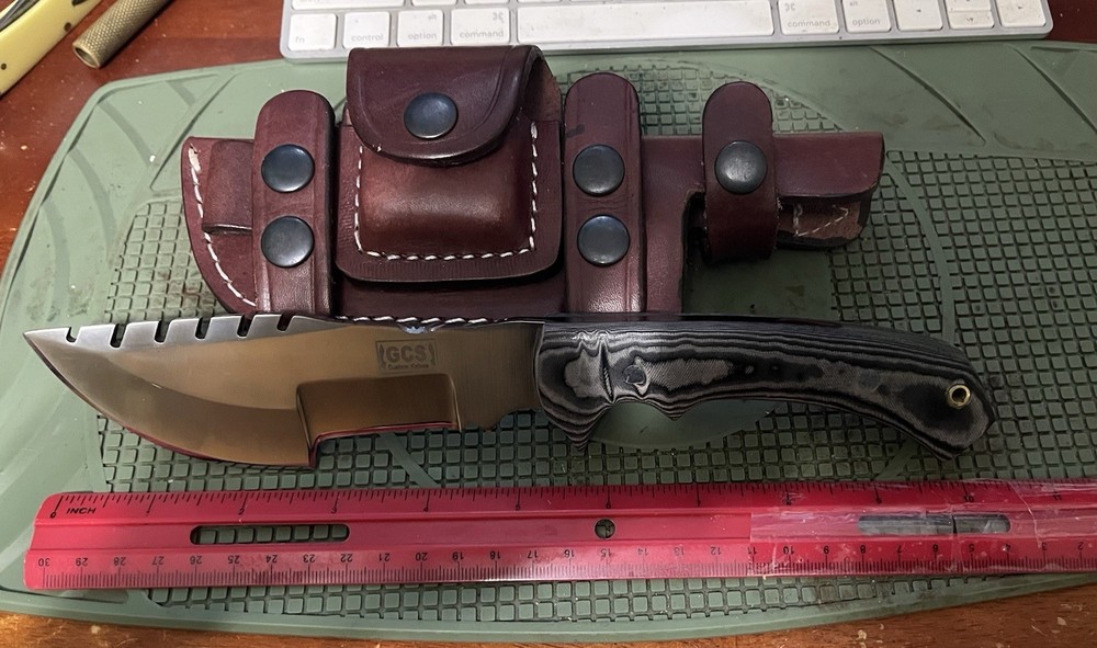 GCS Tracker Knife Leather Sheath