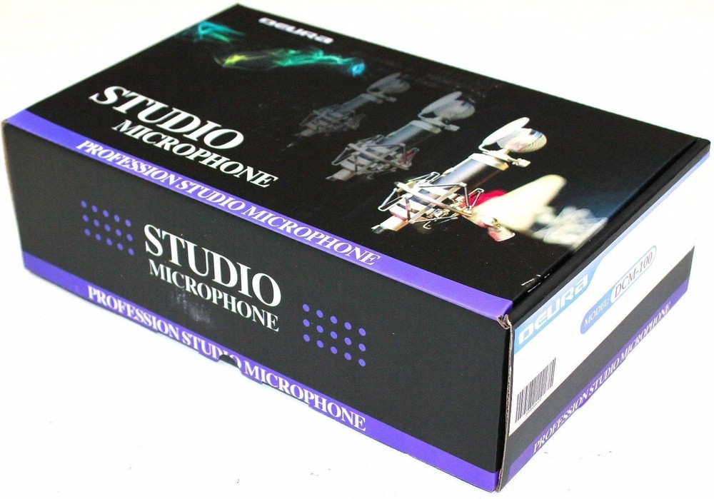 DEURA DCM-100 Large Diaphragm Phantom Power Studio Condenser BEST Microphone