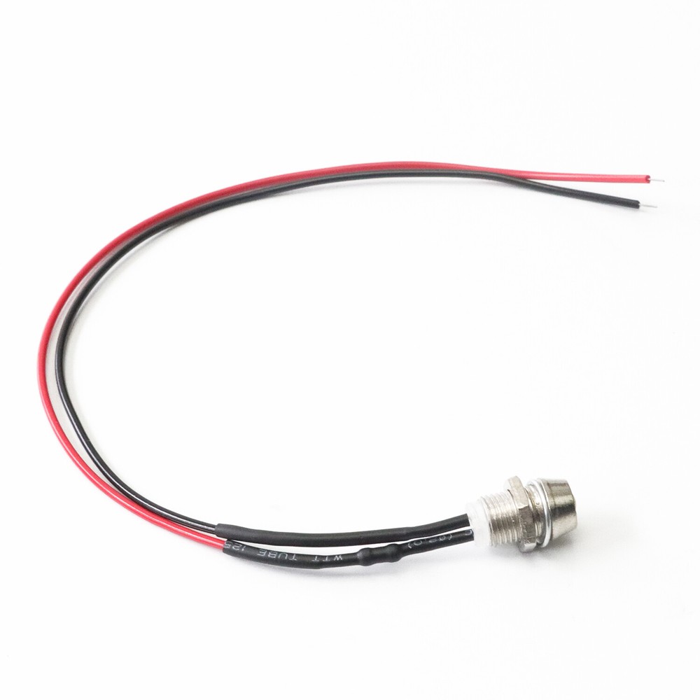 10PCS Car Boat LED Indicator Light 12V 8mm Pilot Dash Panel Warning Single Lamp