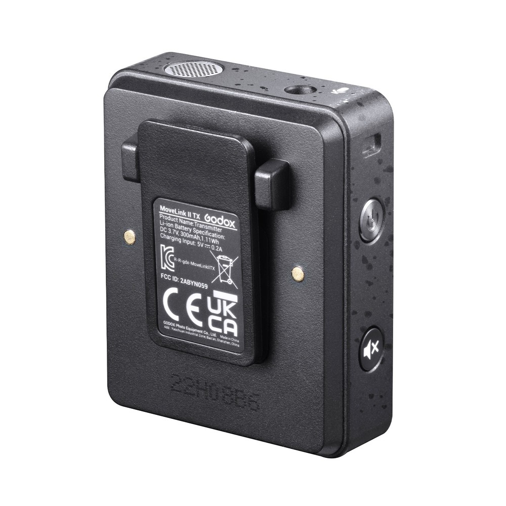 Godox MoveLink II Wireless Microphone Transmitter/Receiver for Microphone System