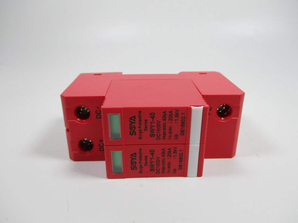 DC SPD 20KA-40KA 2P DC 1000V surge protector protection solar system