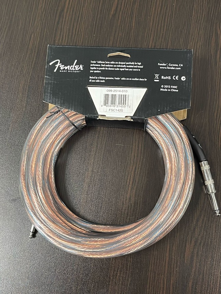 FENDER 25 FT 7.5 MTS 14 GA SPEAKER CABLE 0992514010