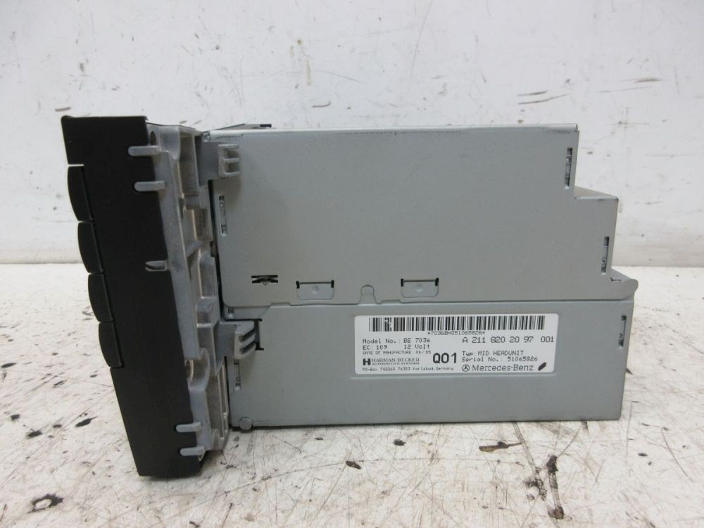Radio/Navigation System - Combination Multimedia Code Not Available! Suitable