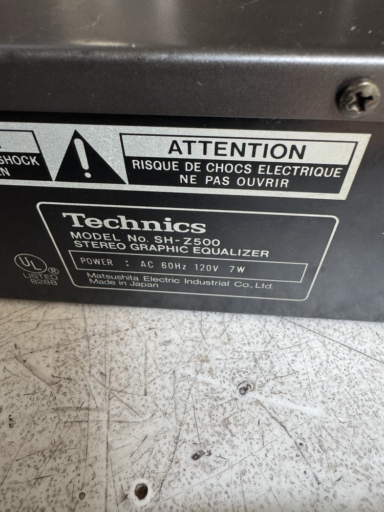 Technics SH-Z500 stereo equalizer