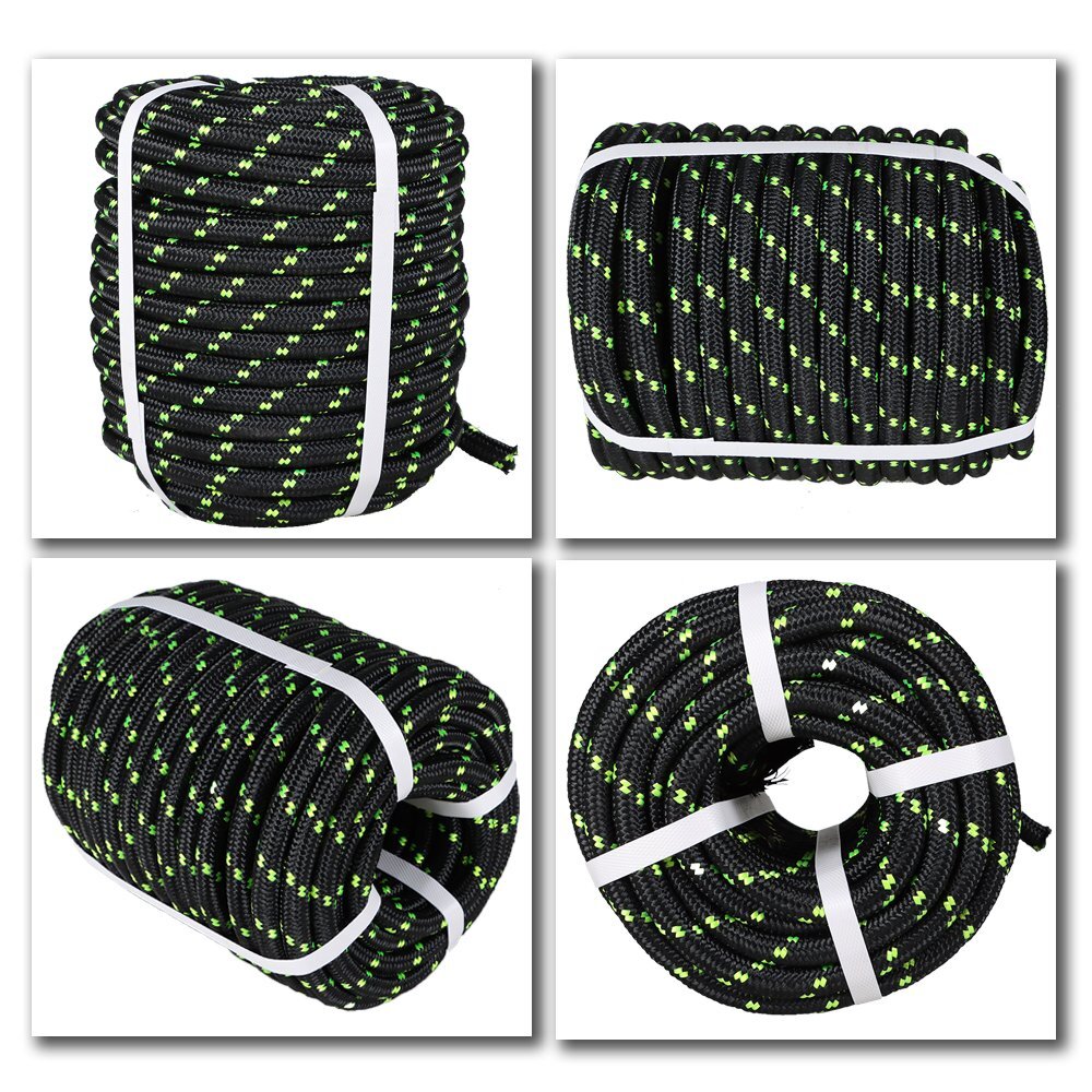 1/2' x 150' Double Braid Polyester Rope Rigging Rope Breaking Strength