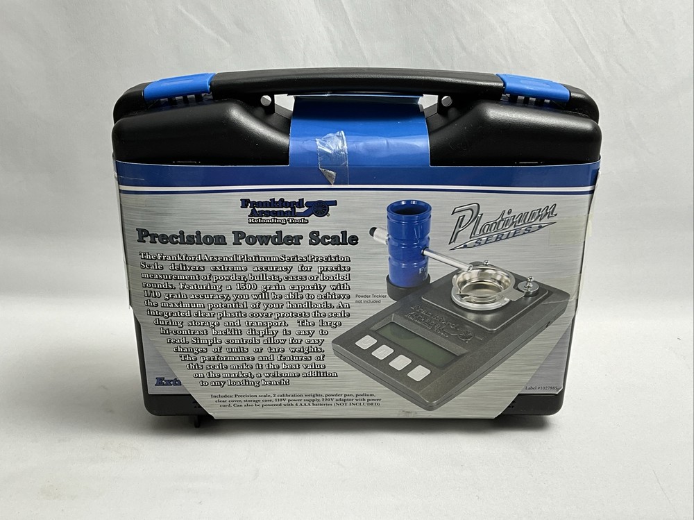 BAD SCREEN? Frankford Arsenal Reloading Tools Precision Powder Scale