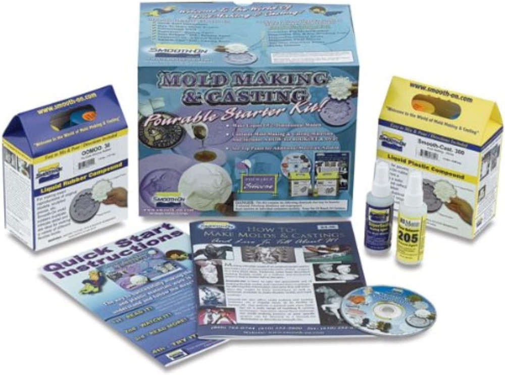 Moldmaking & Casting Pourable Silicone Starter Kit