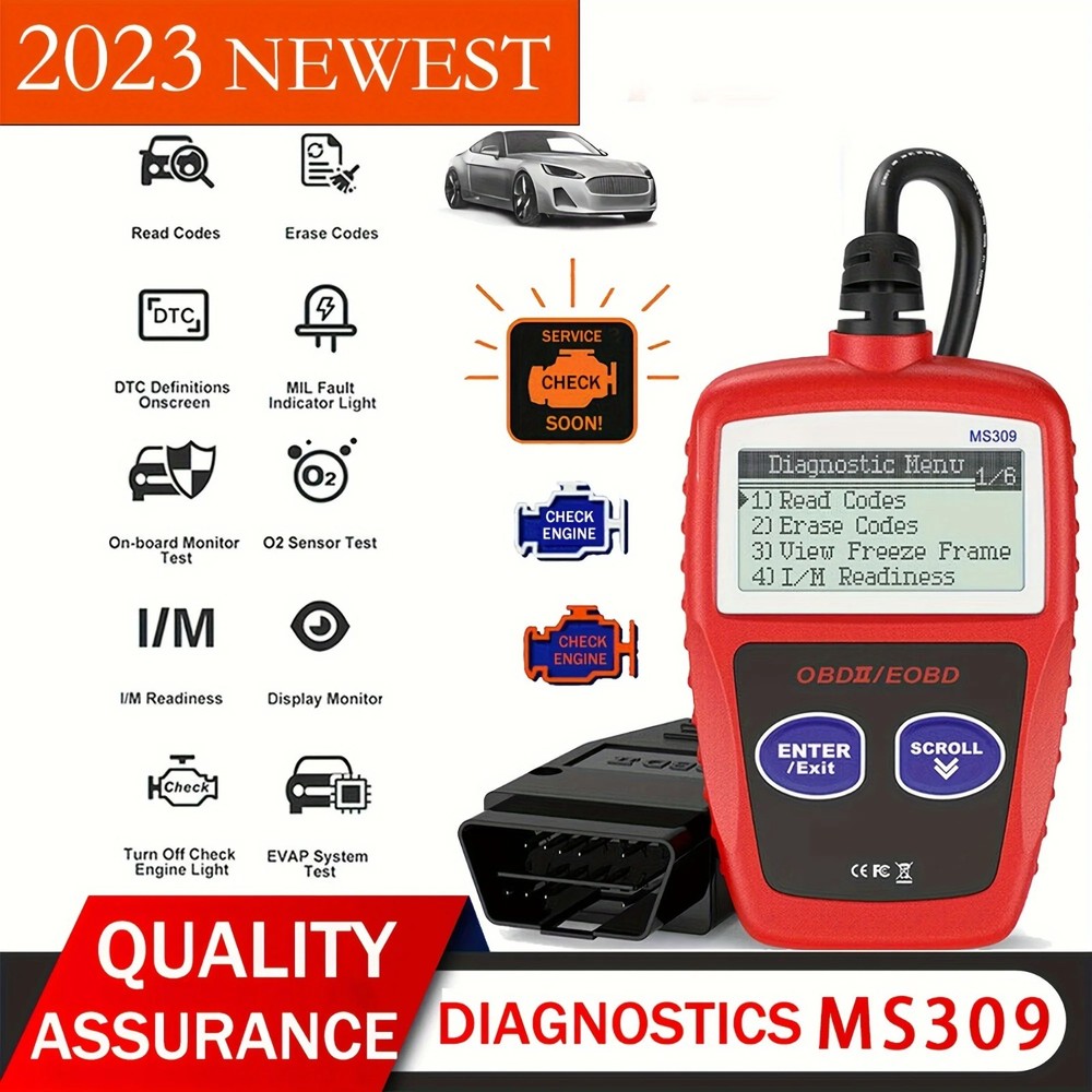 OBD2 Scanner OBD Code Reader Car Check Engine Automotive Fault Diagnostic Tool